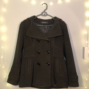 Kenneth Cole Hooded Pea Coat